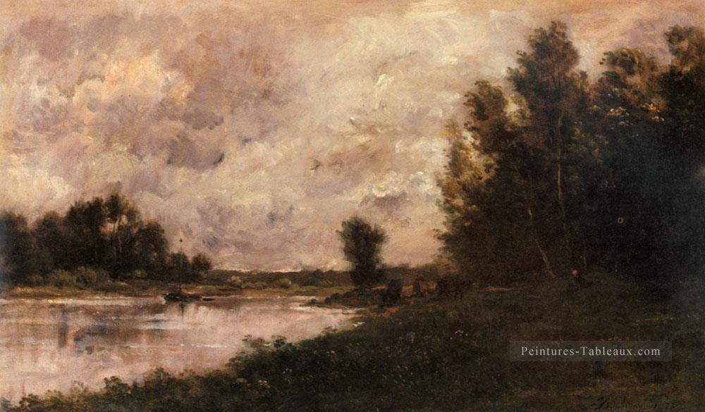 Bords De L’Oise Barbizon Charles François Daubigny Peintures à l'huile